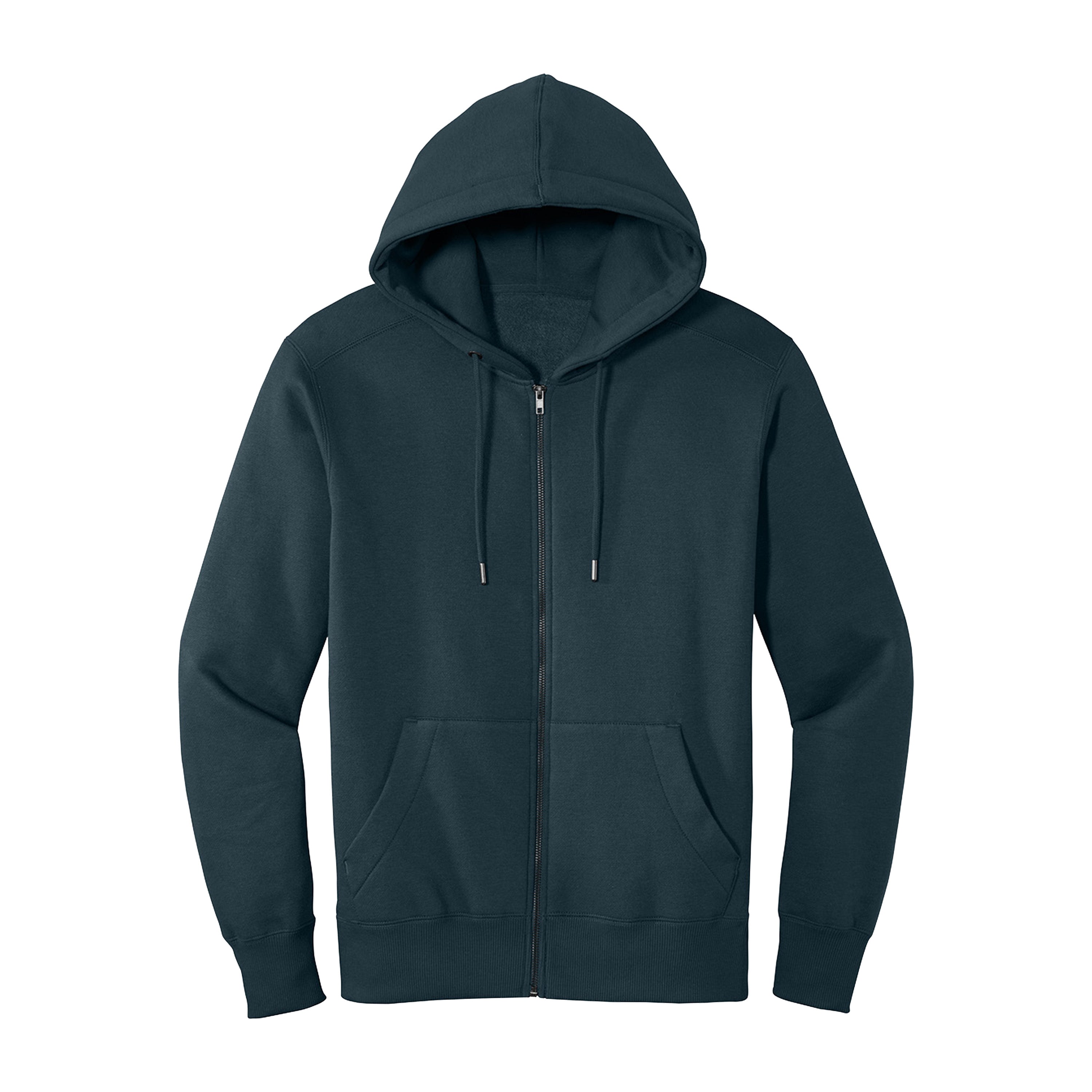 District Perfect Weight Fleece Full-Zip Hoodie Sweatshirt