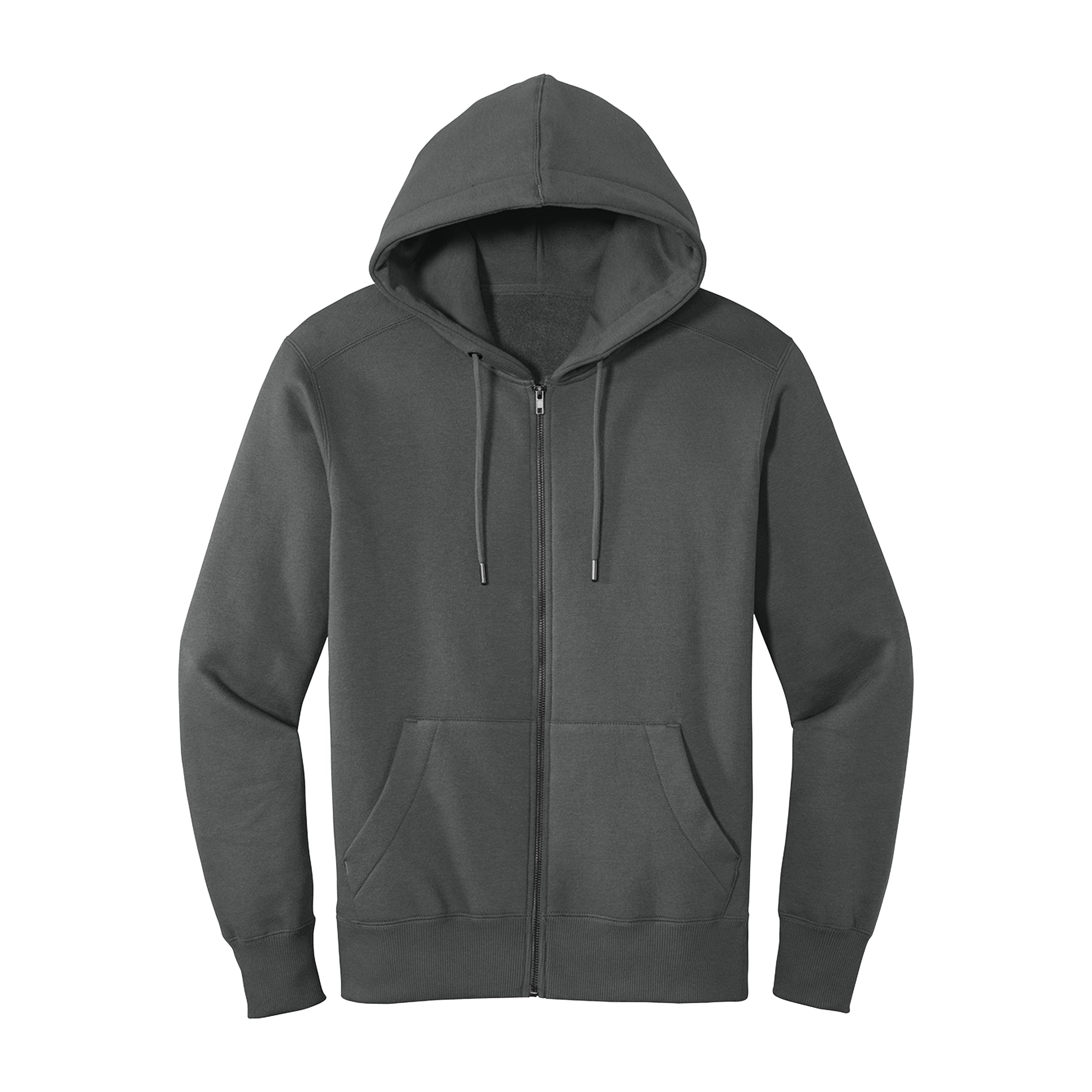 District Perfect Weight Fleece Full-Zip Hoodie Sweatshirt