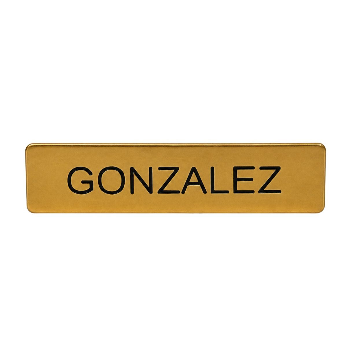 Custom Metal Nameplate 5/8" X 21/2"