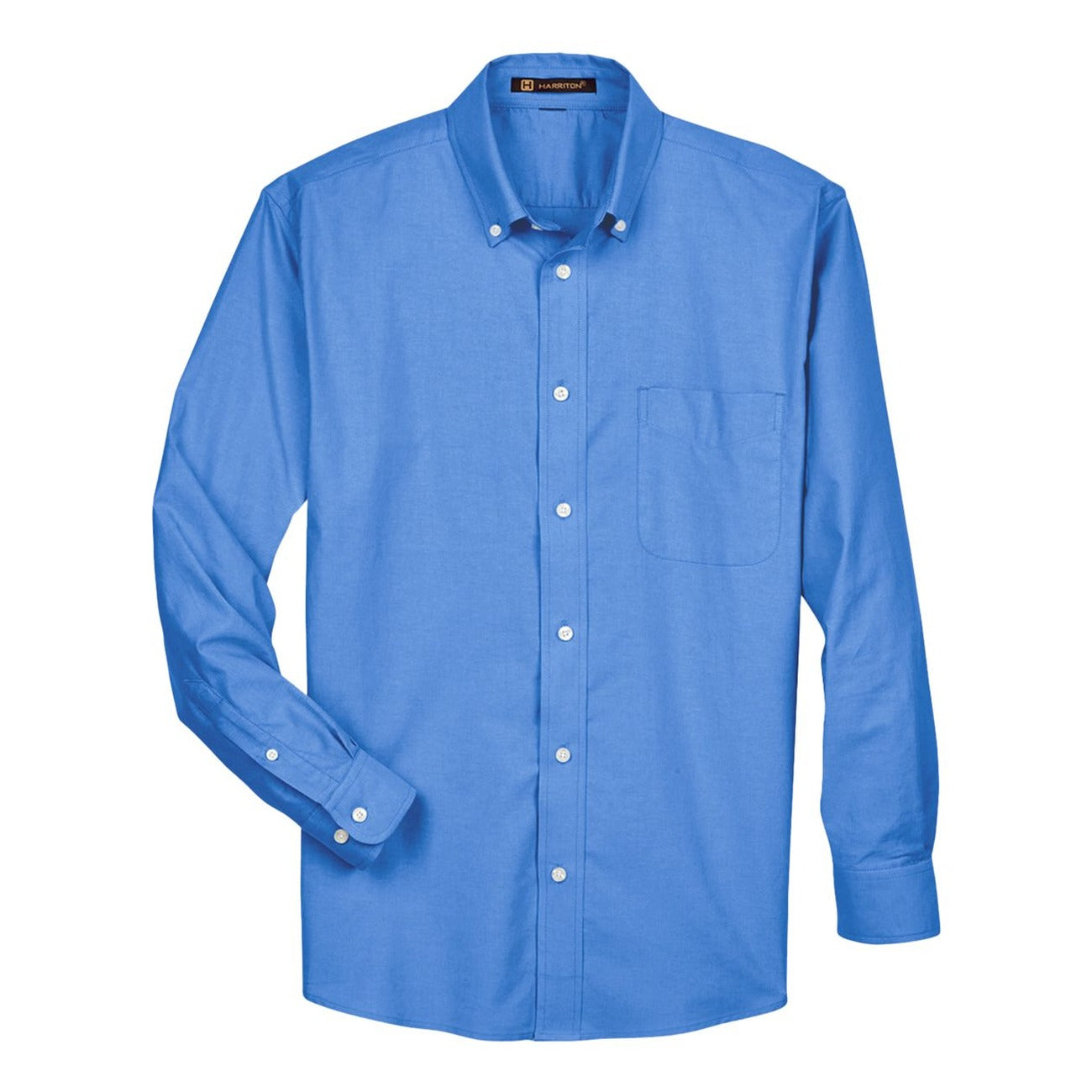 Harriton Long Sleeve Oxford With Stain-Release