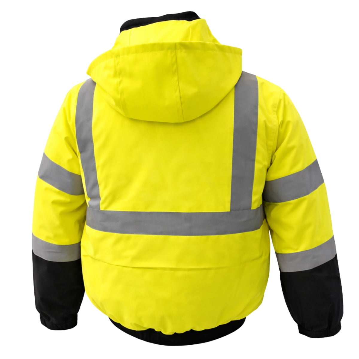 IUS Hi Viz Lime W/ Black  Safety Bomber