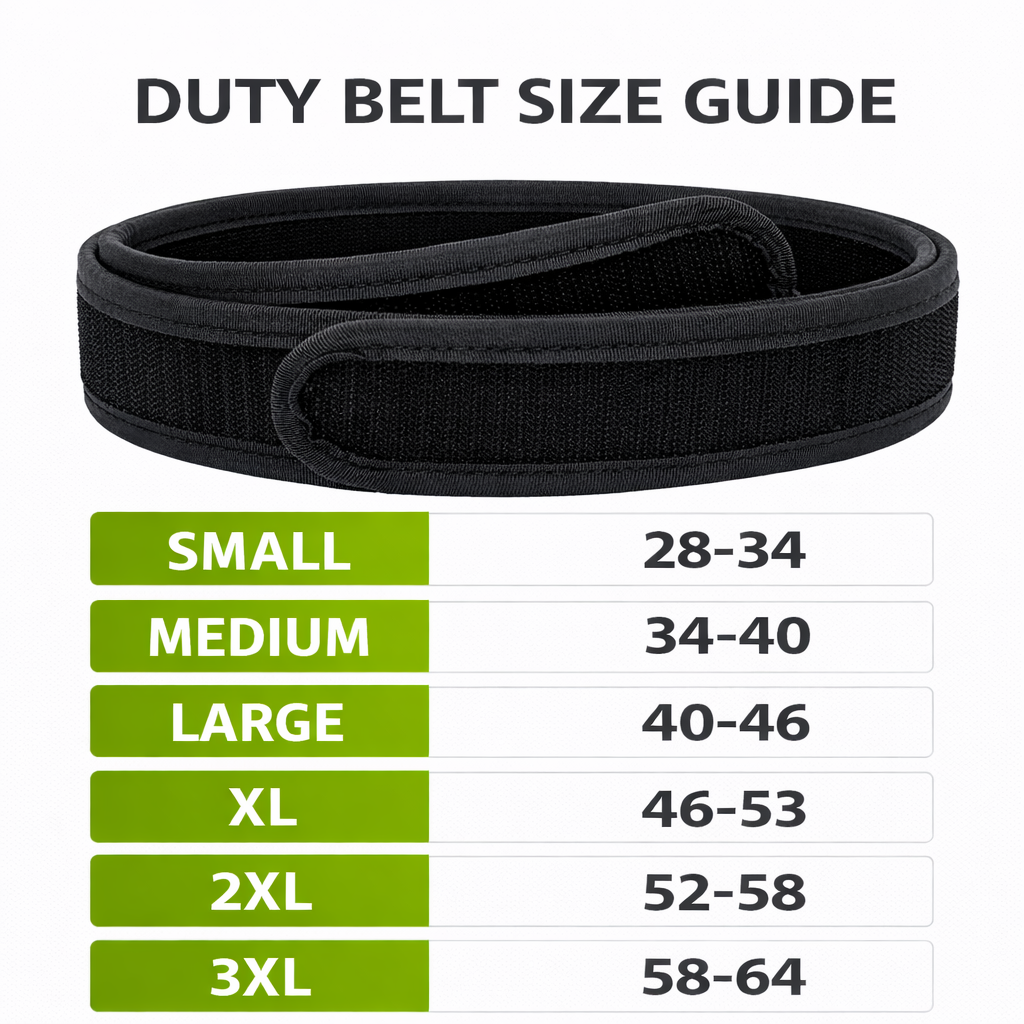 Innovative Uniform Solutions Molded Nylon Liner Under Belt W/ Velcro 1 3/4"