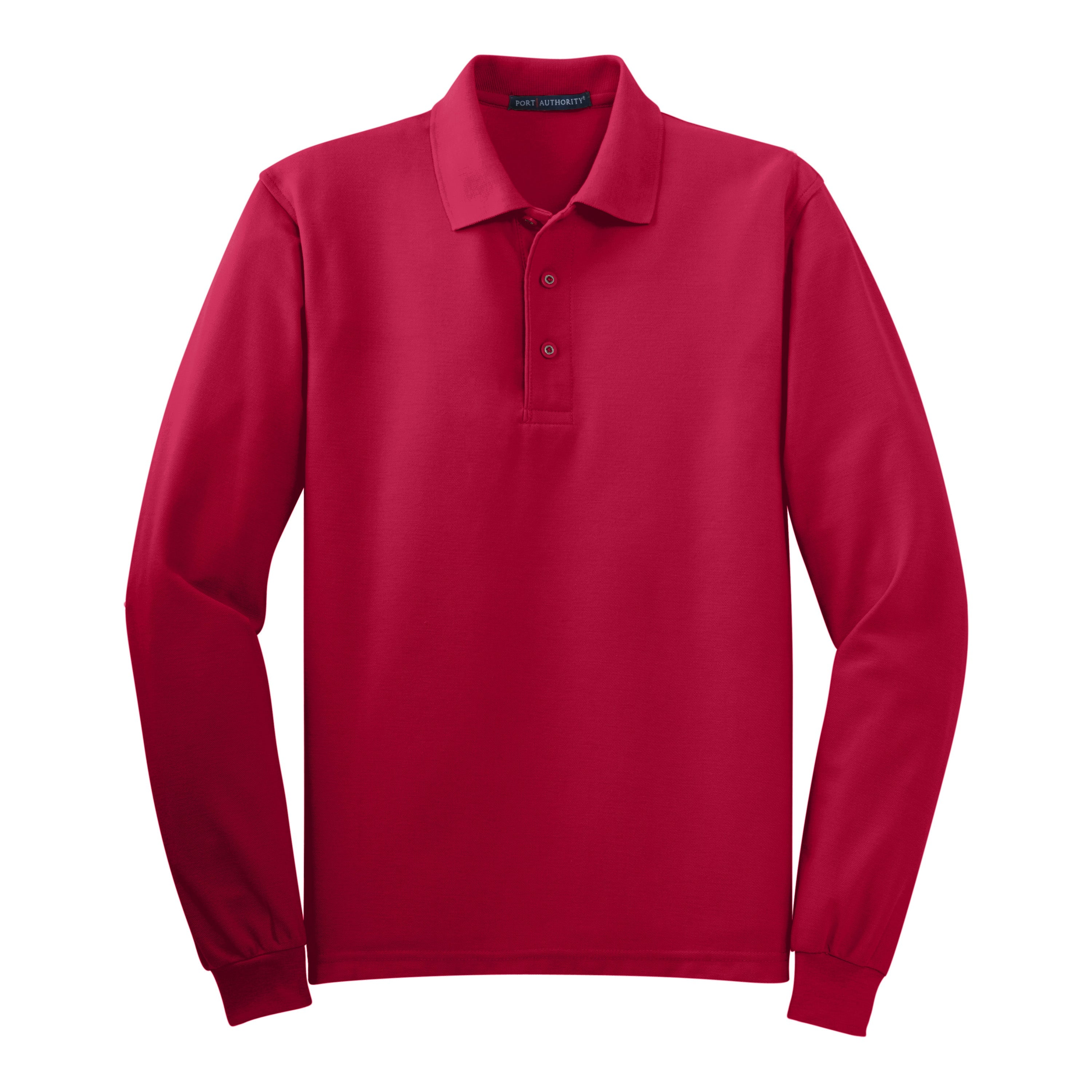Port Authority Silk Touch Long Sleeve Polo