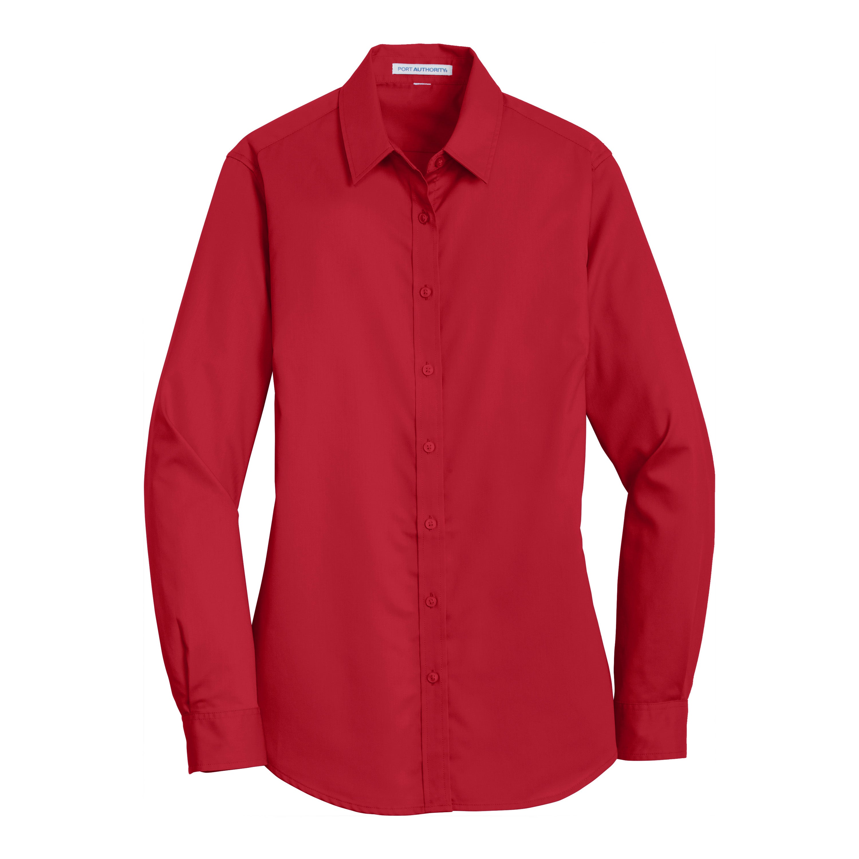Port Authority Ladies Superpro Twill Long Sleeve Shirt