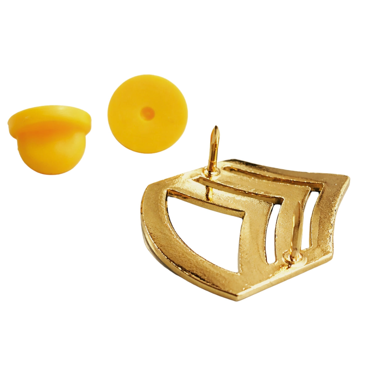 Premier Gold Staff SGT Pointed Metal 3/4" Pinback (Pair)