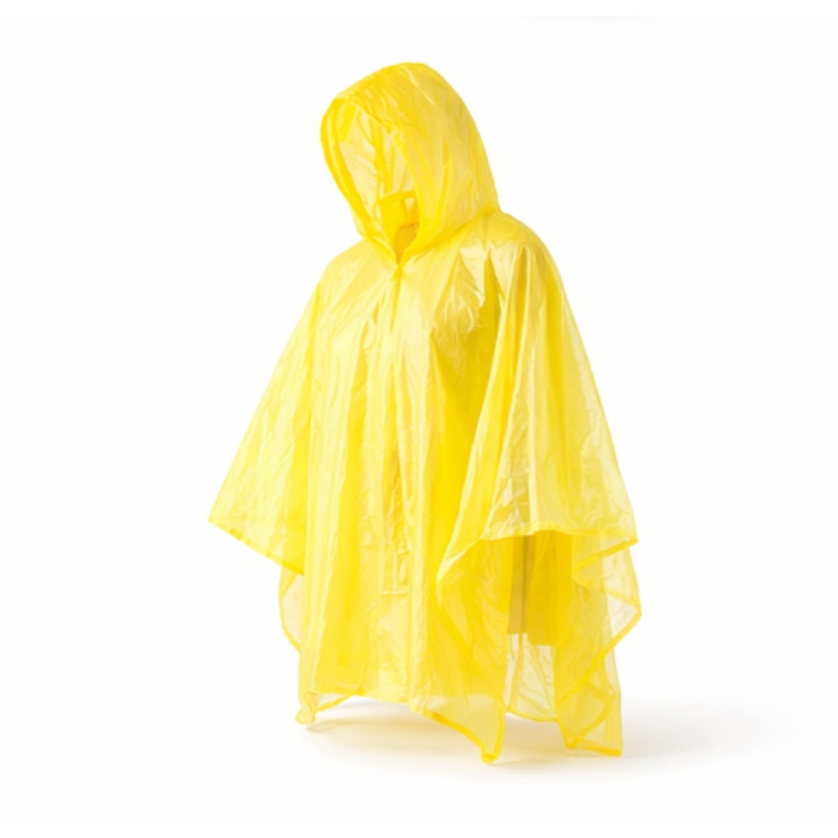 RAIN PONCHO, YELLOW ONE SIZE FITS ALL