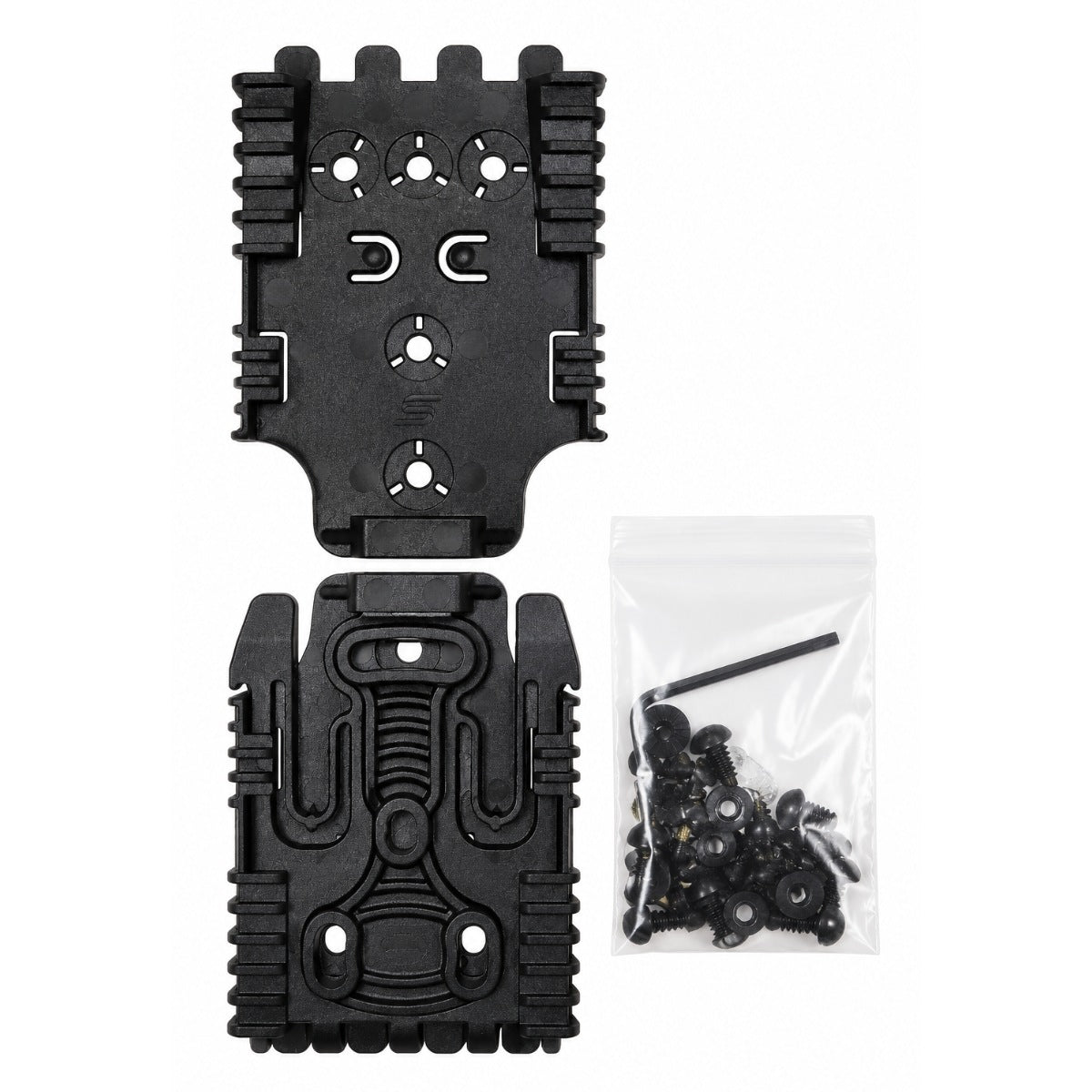 Holster Accessory, Black QLS Locking Fork w/ 2 Receiver, Plates