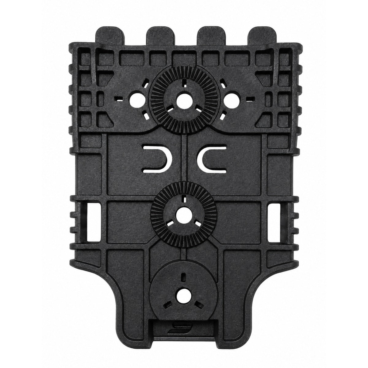Holster Accessory, Black QLS Locking Fork w/ 2 Receiver, Plates