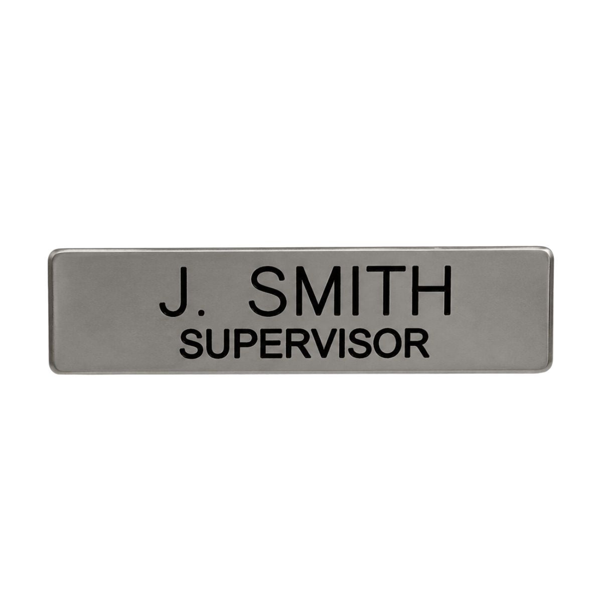 Custom Metal Nameplate 5/8" X 21/2"