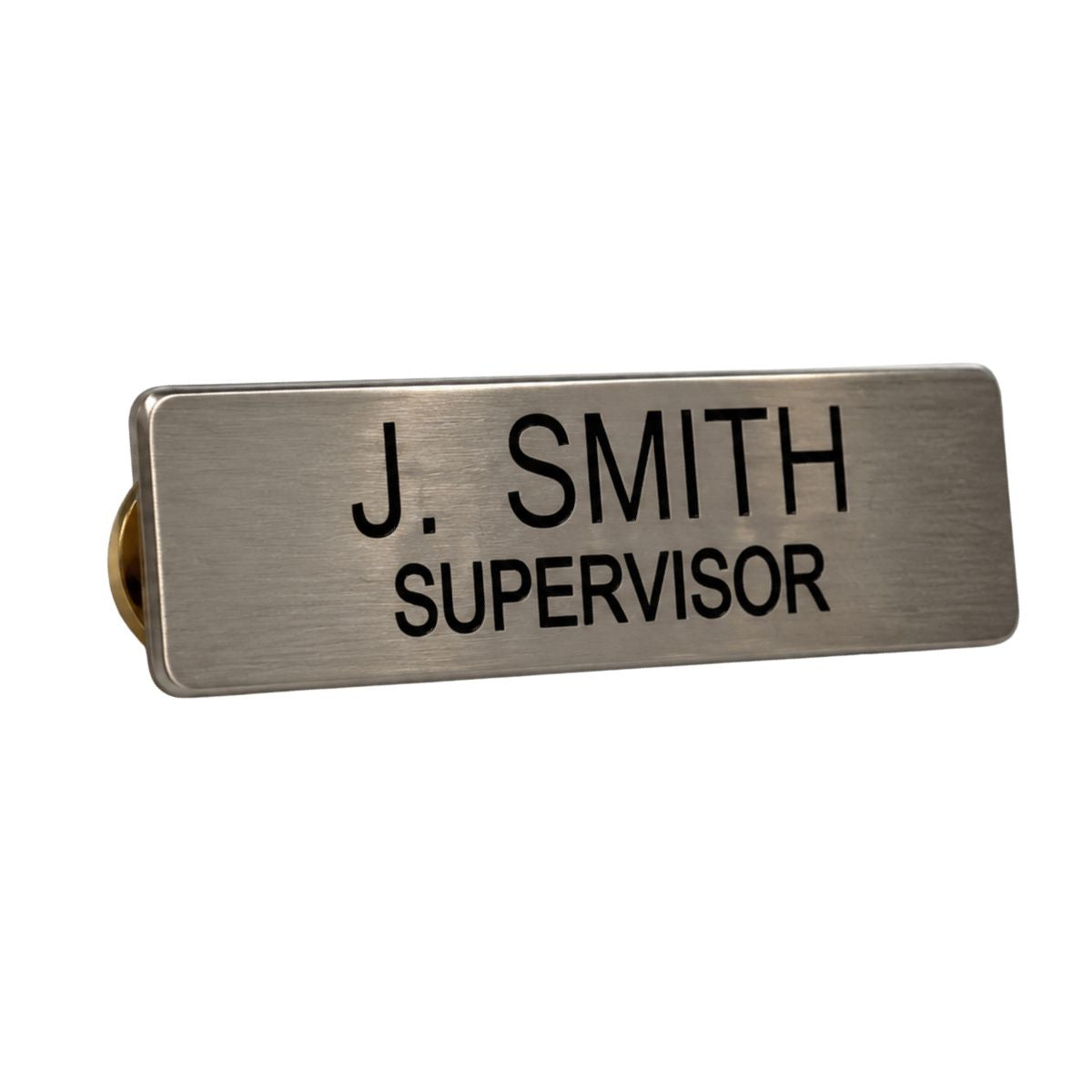Custom Metal Nameplate 5/8" X 21/2"