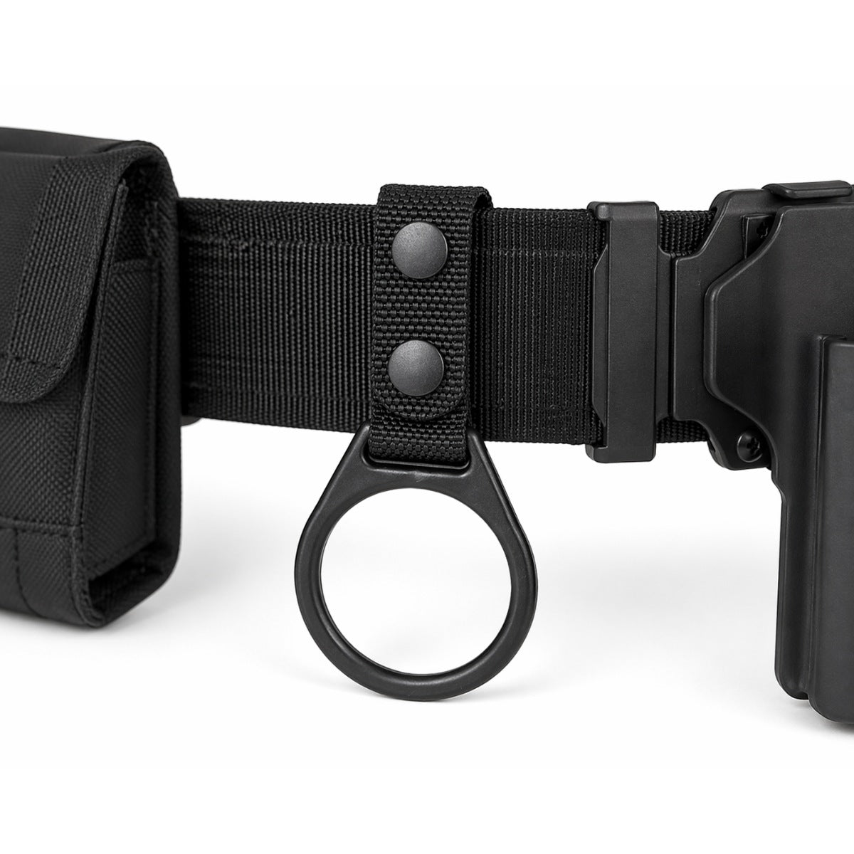 Flashlight Holder, Black Molded Nylon Ring