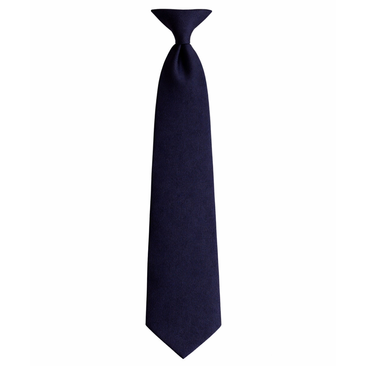 Black Clip On Tie 100% Polyester