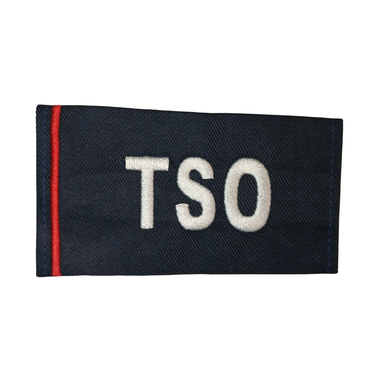 SHOULDER LOOPS, "TSO" RED/ NAVY