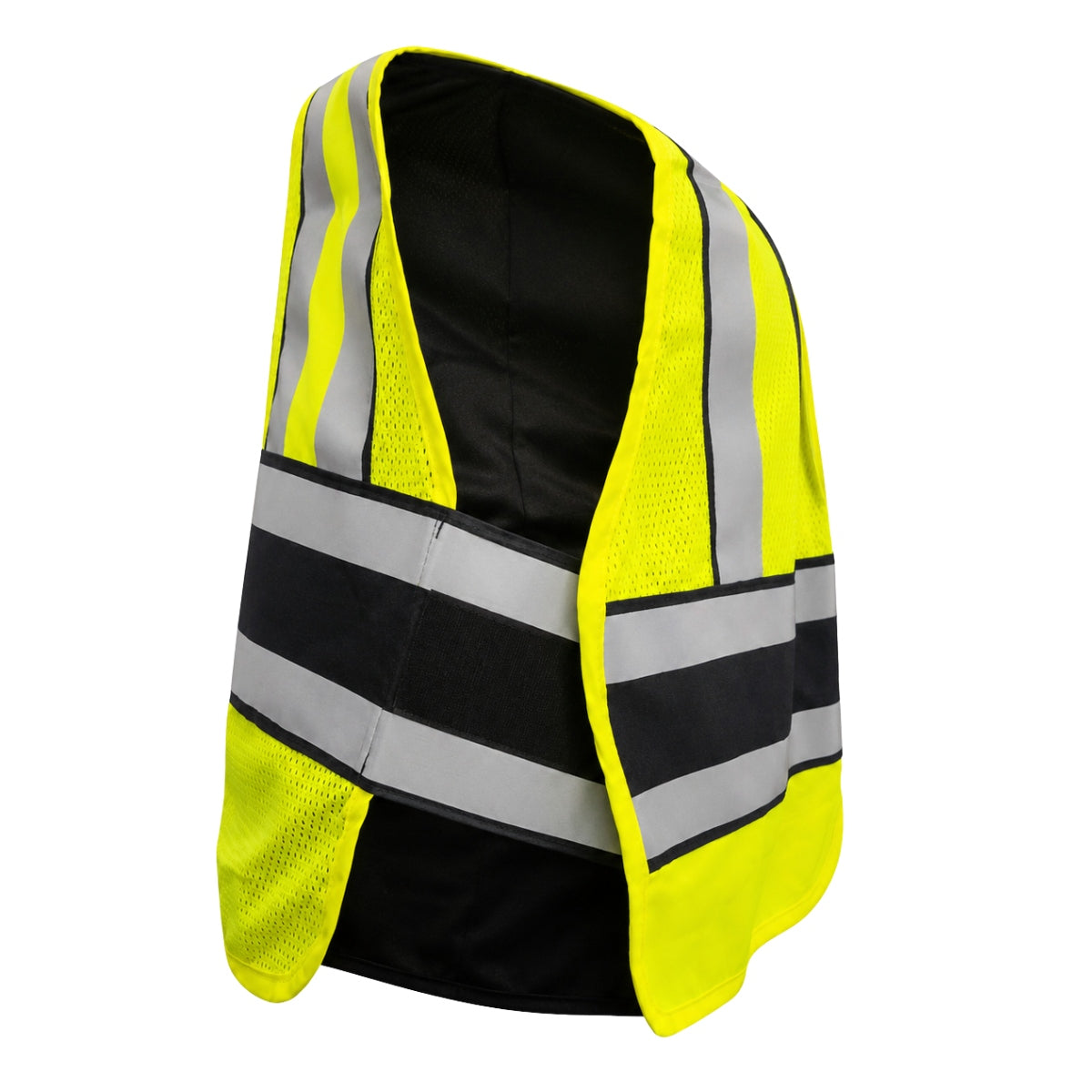 Tact Squad Safety Vest  Hi Viz Lime Rip Stop Front