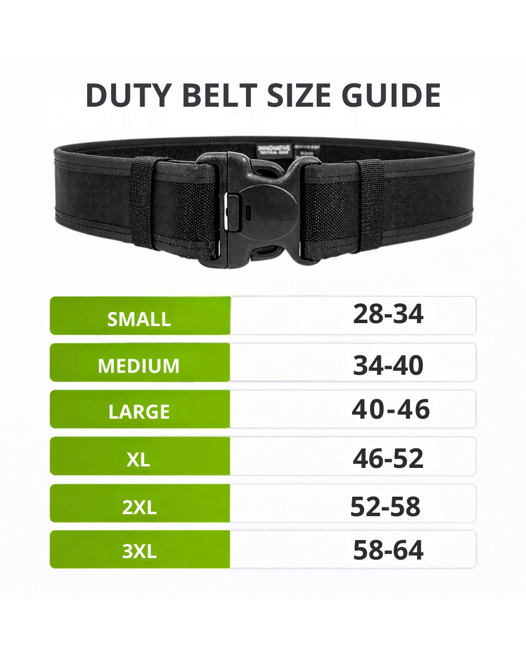 Innovative Uniform Solutions Molded Nylon Duty Belt 2 1/4"